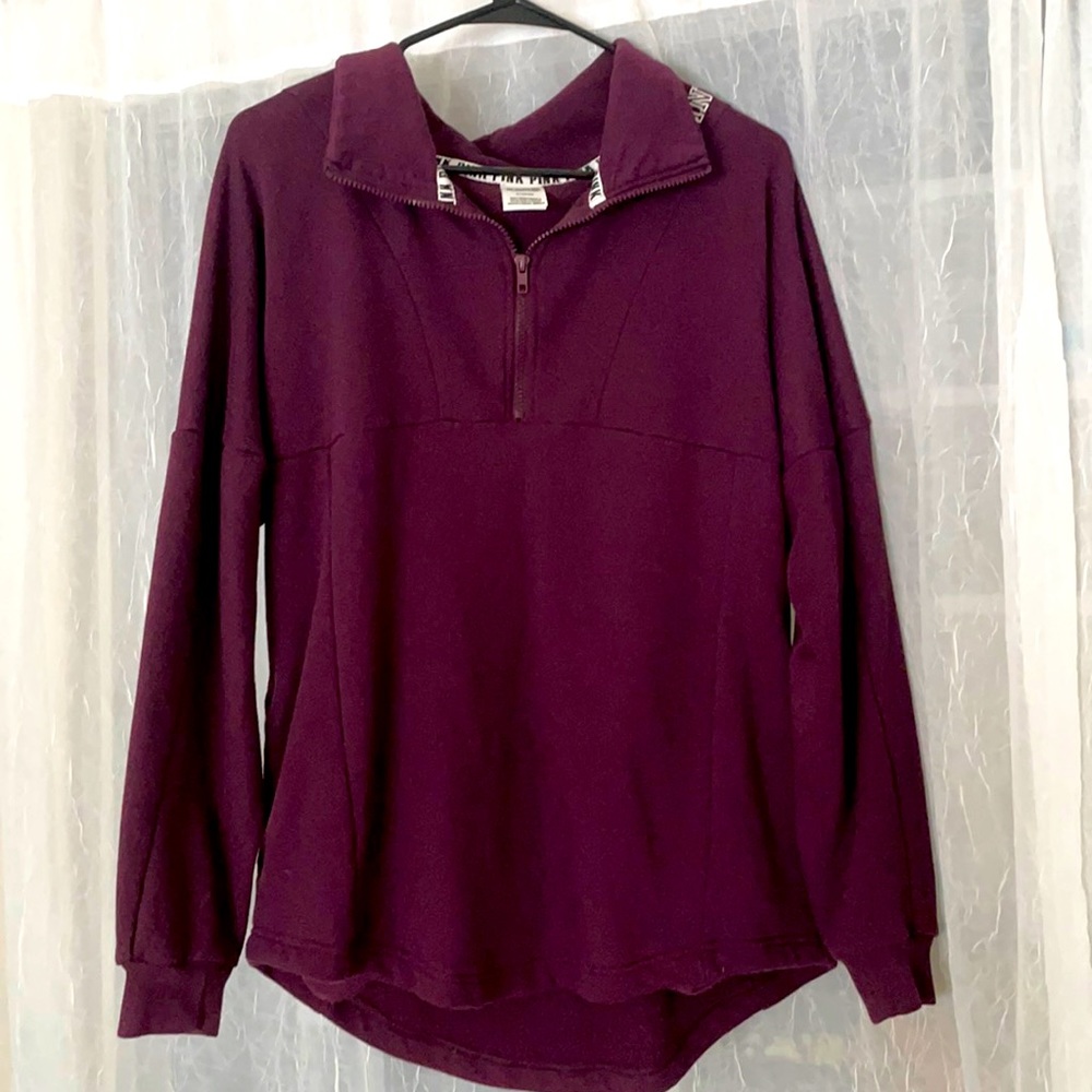 Victoria’s Secret PINK sweater quarter zip (M)